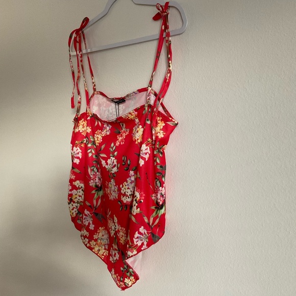 ZARA Print Top Multicolor Floral Spaghetti Straps Blouse NWT - Picture 11 of 16